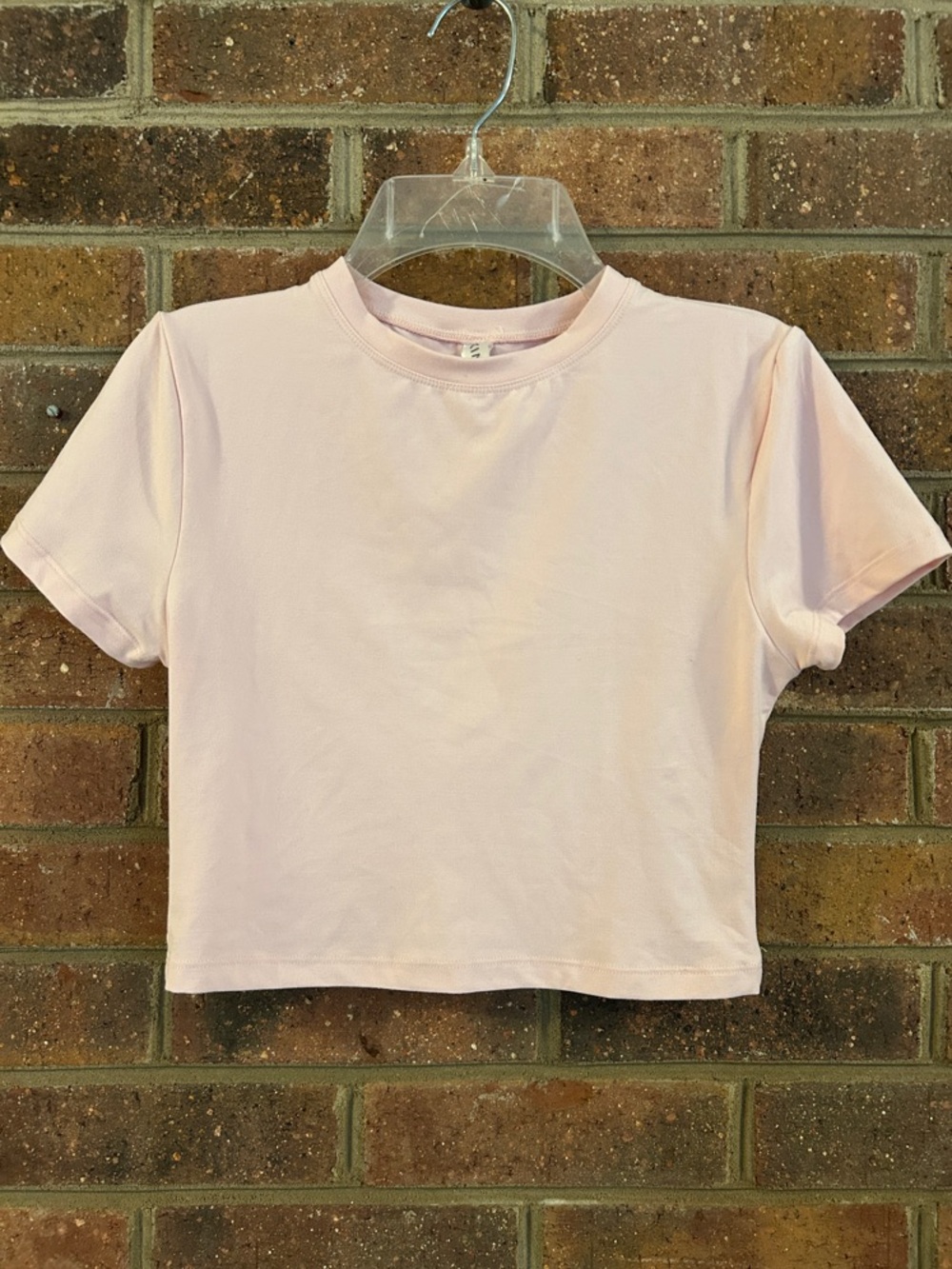 Everyday Lightweight Pink Crop Tee